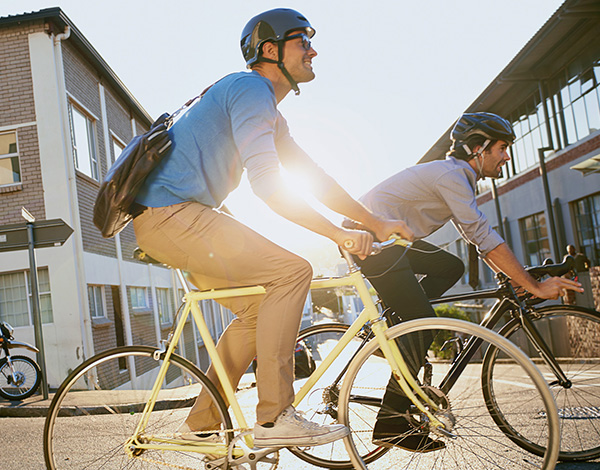 cykla till jobbet elcykel landsvägscykel standardcykel mountainbike